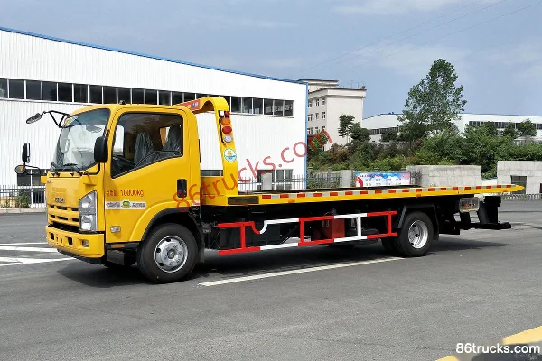 Qingling Isuzu 700P 190hp 4X2(6 wheels) Wrecker (Pafeite brand) Exterior (3) | 86Trucks