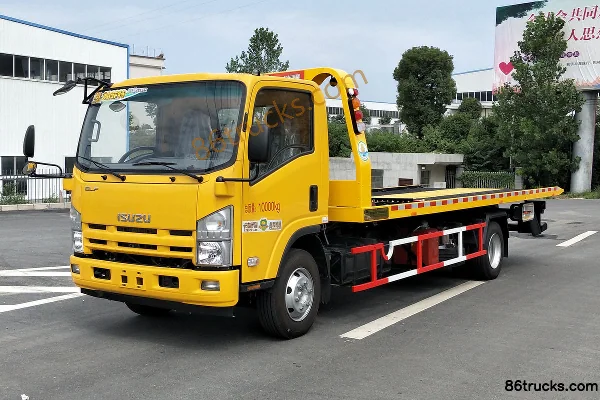 Qingling Isuzu 700P 190hp 4X2(6 wheels) Wrecker (Pafeite brand) Exterior (2) | 86Trucks