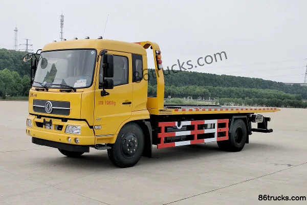 Dongfeng Tianjin 180 hp 4X2(6 wheels) Wrecker (Pafeite) Exterior (2) | 86Trucks