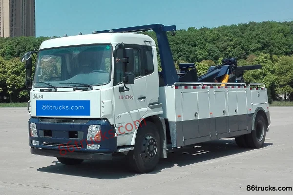 Dongfeng Tianjin 210hp 4X2(6 wheels) Wrecker Truck (Pafeite brand) Exterior (2) | 86Trucks