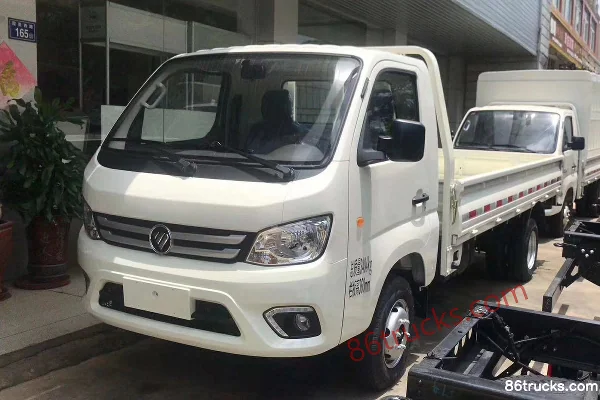 Foton Times Small Card Star 1 Diesel 88hp 4X2(6 wheels) 3.7m Single Row Flatbed Mini Truck Exterior (3) | 86Trucks