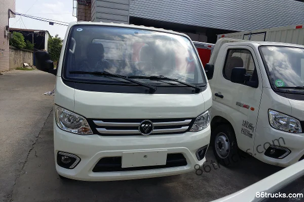 Foton Times Small Card Star 1 Diesel 88hp 4X2(6 wheels) 3.7m Single Row Flatbed Mini Truck Exterior (2) | 86Trucks