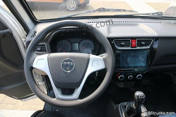 Foton Times Small Card Star 1 116 hp 4X2(6 wheels) 3.13m single-row sales truck Cab (3) | 86Trucks