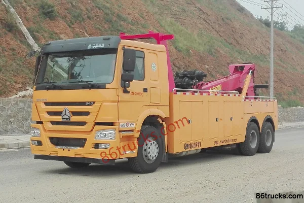 Sinotruk HOWO-7 340 ch 6X2(8 roues) dépanneuse (marque Pafeite) Extérieur (2) | 86Trucks