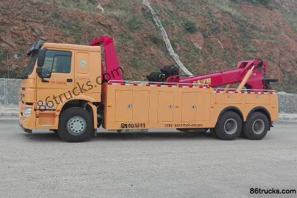 Sinotruk HOWO-7 340hp 6X2(8 wheels) Wrecker Truck (Pafeite brand) Exterior