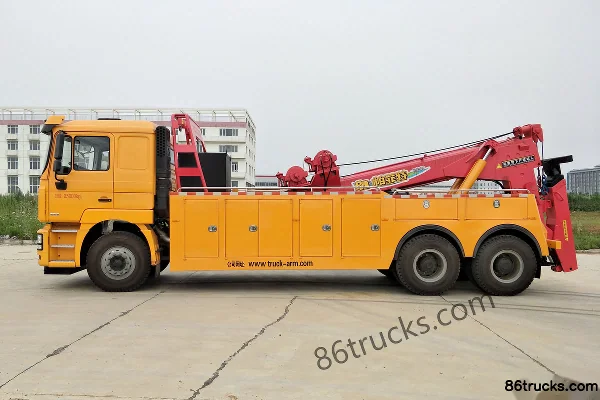 SHACMAN Delong F3000 336hp 6X2(8 wheels) Wrecker Truck (Pafeite brand) Exterior (3) | 86Trucks