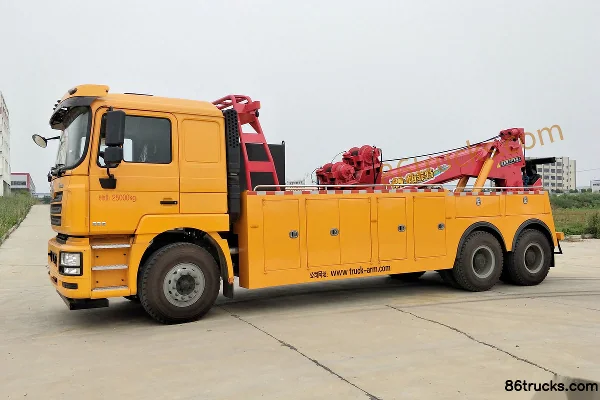 SHACMAN Delong F3000 336hp 6X2(8 wheels) Wrecker Truck (Pafeite brand) Exterior (2) | 86Trucks