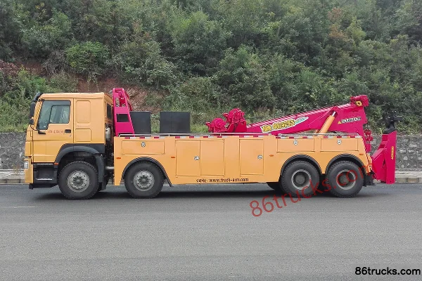 Sinotruk HOWO-7 380 ch 8X4(12 roues) Camion de dépannage (marque Pafeite) Extérieur (3) | 86Trucks