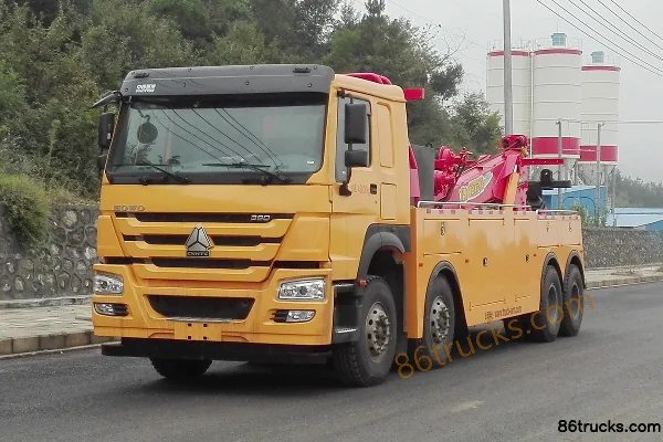 Sinotruk HOWO-7 380 ch 8X4(12 roues) Camion de dépannage (marque Pafeite) Extérieur (2) | 86Trucks