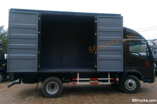 Sinotruk HOWO Hanjiang 2019 Model 156 hp 4X2(6 wheels) 4.15m single-row box truck (6 doors) Cab (2) | 86Trucks