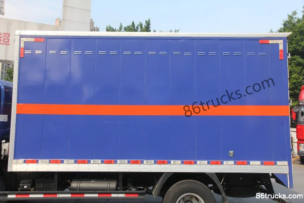 Foton Ollin CTS 141hp 4X2(6 wheels) 4.1m Gas Cylinder Transport Truck (Rongwo Brand) Body (1) | 86Trucks