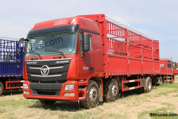Foton AumanGTL 6 Series Heavy Truck 245 hp 6X2(8 wheels) 9.45 m Stake Truck Exterior (3) | 86Trucks
