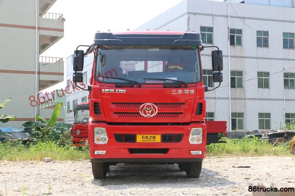 Sanhuan Shitong Haolong Comfort Edition 300hp 8X2(10 wheels) 8.7m Flatbed Cargo Truck (China VI) (8-speed) Exterior (2) | 86Trucks
