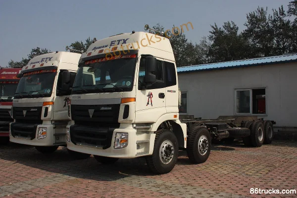 Foton AumanETX 6 Series Heavy Truck 290hp 8X4(12 wheels) 9.5m Flatbed Truck (High Roof) Exterior (2) | 86Trucks