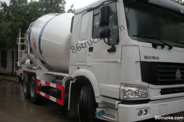 Sinotruk HOWO 336 hp 6X4(10 wheels) Concrete Mixer Truck (Chusheng Brand) Exterior (2) | 86Trucks