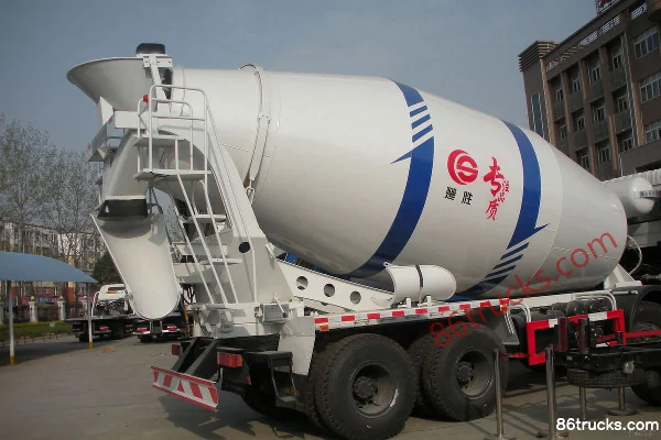Dongfeng Dalishen 375 hp 8X4(12 wheels) Concrete Mixer Truck Exterior (3) | 86Trucks