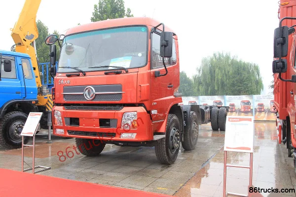 Dongfeng Commercial Vehicle Tianjin Medium Truck 190 hp 6X2(8 wheels) 8.6m Cargo Truck (Chassis) Exterior (3) | 86Trucks