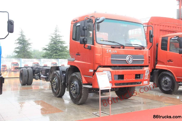 Dongfeng Commercial Vehicle Tianjin Medium Truck 190 hp 6X2(8 wheels) 8.6m Cargo Truck (Chassis) Exterior (2) | 86Trucks