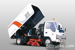 Qingling 700P 175 hp 4X2(6 wheels) Sweeper Truck (Fulong Continental) Exterior (2) | 86Trucks