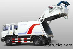 Dongfeng 153 Series 185hp 4X2(6 wheels) Garbage Truck (Fulong Continental) Exterior (2) | 86Trucks
