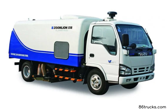 Qingling Isuzu 130hp 4X2(6 wheels) Sweeper Truck (Zoomlion) Exterior (2) | 86Trucks