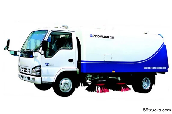 Qingling Isuzu 130hp 4X2(6 wheels) Sweeper Truck (Zoomlion) Exterior