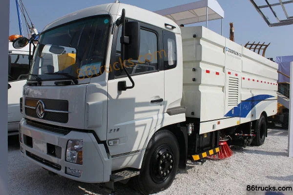 Dongfeng Commercial Vehicle Tianjin 185hp 4X2(6 wheels) Sweeper Truck (Zoomlion) Exterior (3) | 86Trucks