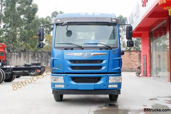 FAW Jiefang Qingdao Long V 220hp 4X2(6 wheels) concrete pump truck (Jiuhe Heavy Industry brand) (JHZ5201THB) Exterior