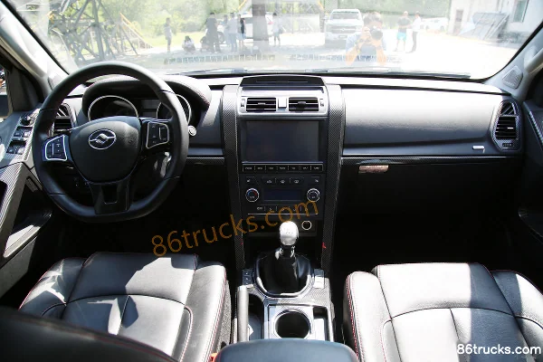 Huanghai N7 2019 Edition Amérique du Nord Sport 2.4T Diesel 129 ch 4x4(6 roues) Manuelle Double cabine Pick-up bleu modifié Châssis (3) | 86