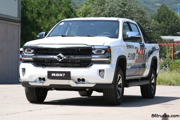 Huanghai N7 2019 Ultimate Edition 2.5T Diesel 129hp 2WD Manual Double Row Pickup Cab (3) | 86Trucks