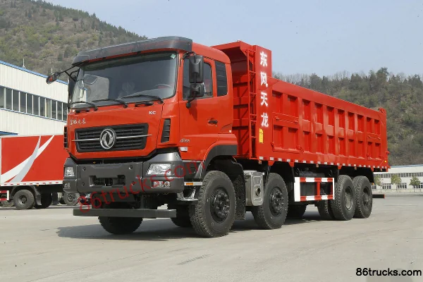 Dongfeng Commercial Vehicle Tianlong KC Heavy Truck 420 hp 8X4(12 wheels) 8m Dump Truck (High Roof) Exterior (3) | 86Trucks
