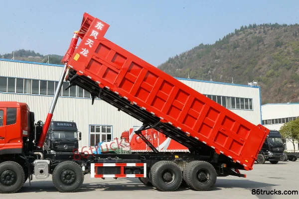Dongfeng Commercial Vehicle Tianlong KC Heavy Truck 420 hp 8X4(12 wheels) 8m Dump Truck (High Roof) Chassis (2) | 86Trucks