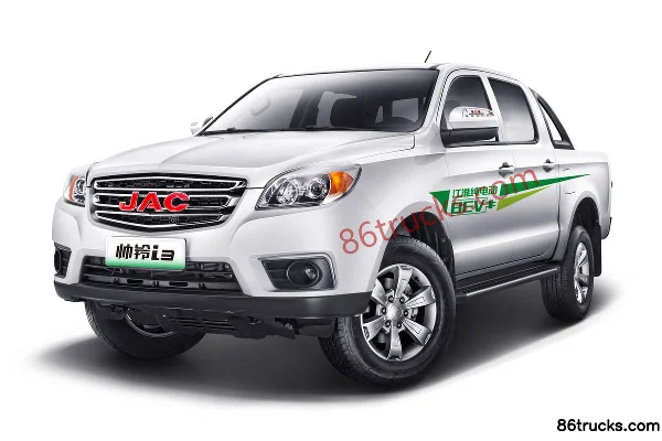 JAC i3-T330 2019 model pure electric panel van logistics pickup truck Exterior (2) | 86Trucks