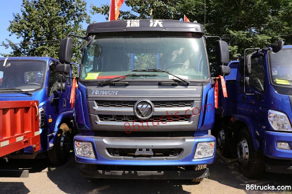 Foton Ruivo Medium Truck 240hp 6X2(8 wheels) 9.5m Flatbed Cargo Truck Exterior (2) | 86Trucks