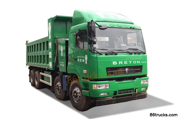 Boreton 31T 8X4(12 wheels) 10.02m Cab-Over Pure Electric Dump Truck 374.65kWh Exterior (2) | 86Trucks