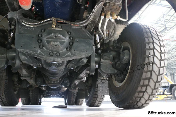 Changzheng Auto 400hp 8X8(12 wheels) Dump Truck Chassis (3) | 86Trucks