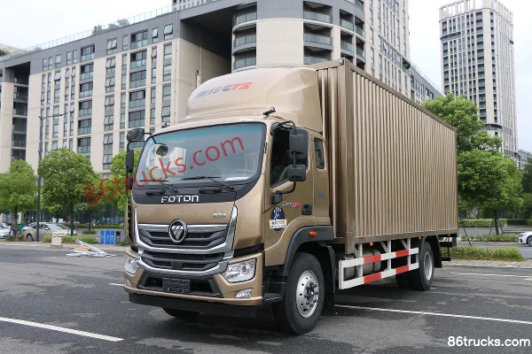 Foton Aoling Big Horn 220hp 4X2(6 wheels) 6.8m semi-sleeper box cargo truck (China VI) Exterior (3) | 86Trucks