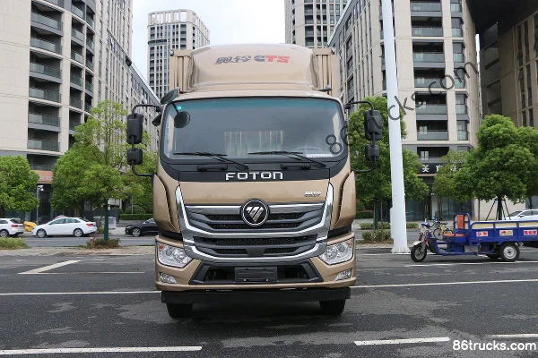 Foton Aoling Big Horn 220hp 4X2(6 wheels) 6.8m semi-sleeper box cargo truck (China VI) Exterior (2) | 86Trucks