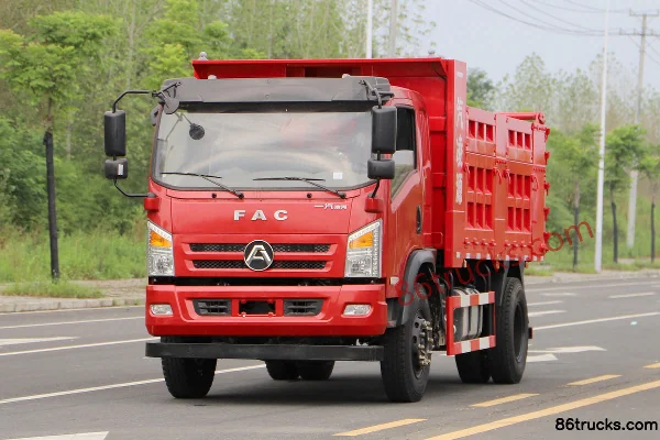 FAW Linghe 160 hp 4X2(6 wheels) 4.2m Dump Truck Exterior (3) | 86Trucks