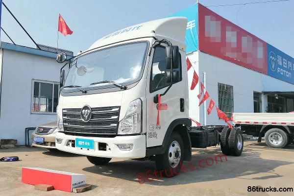 Foton Times Leading 130 hp 4X2(6 wheels) 4.2m Single Row Cage Light Truck Exterior (3) | 86Trucks