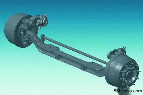 Hongyan 20048294 (Front Axle Assembly) Front Axle Exterior