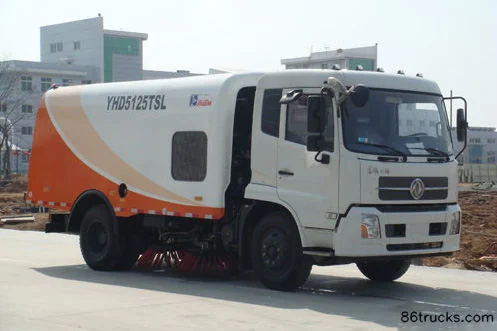 Dongfeng Commercial Vehicle Tianjin 160 hp 4X2(6 wheels) Sweeper Truck (Haide brand) Exterior