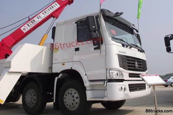 Sinotruk HOWO T5G 375 hp 8X4(12 wheels) Wrecker (Chusheng Brand) Exterior (3) | 86Trucks