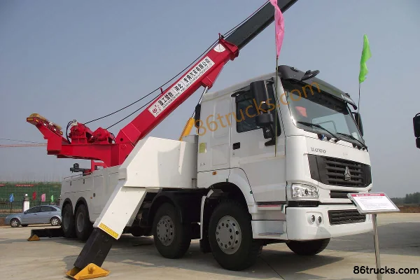 Sinotruk HOWO T5G 375 hp 8X4(12 wheels) Wrecker (Chusheng Brand) Exterior (2) | 86Trucks