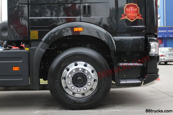 FAW Jiefang J6P camion lourd 420 ch 6X4(10 roues) tracteur routier AMT automatique (édition 55e anniversaire) Châssis (2) | 86Trucks