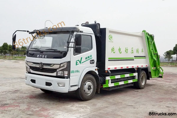 Chengli New Energy 8 Cubic Meters 7.35m Single Row Pure Electric Compactor Garbage Truck 158.72kWh 4X2(6 wheels) Exterior (3) | 86Trucks