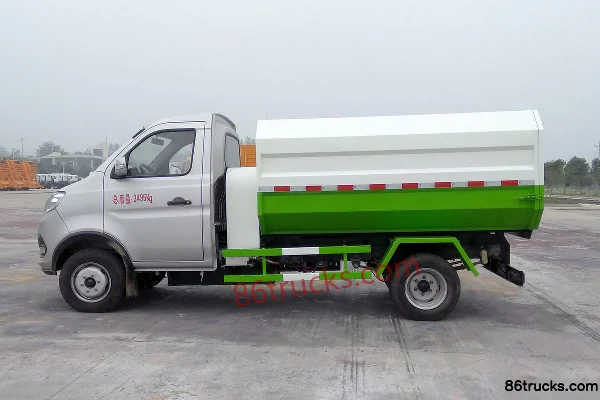 Chengli New Energy 3.4T 4.72m Single Row Pure Electric Self-Loading Garbage Truck 53kWh 4X2(6 wheels) Exterior (2) | 86Trucks