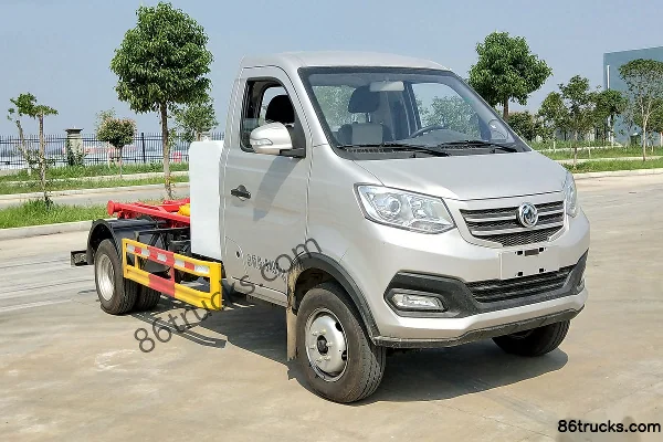 Chengli New Energy 3.5T 4.5m Single Row Pure Electric Container Unloadable Garbage Truck 53kWh 4X2(6 wheels) Exterior