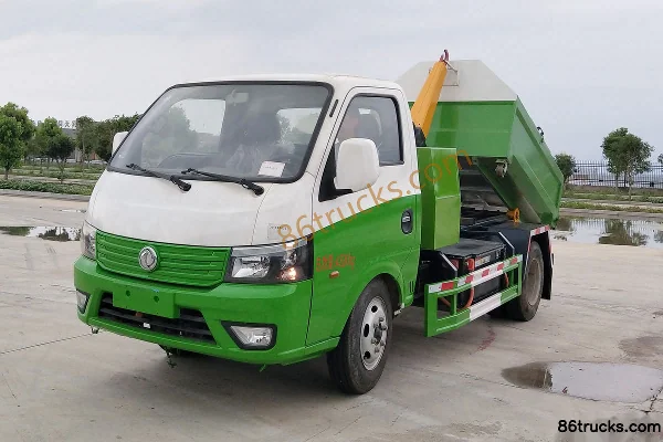 Chengli New Energy 4.3T 5.3m Single Row Pure Electric Detachable Garbage Truck 64.64kWh 4X2(6 wheels) Exterior (3) | 86Trucks