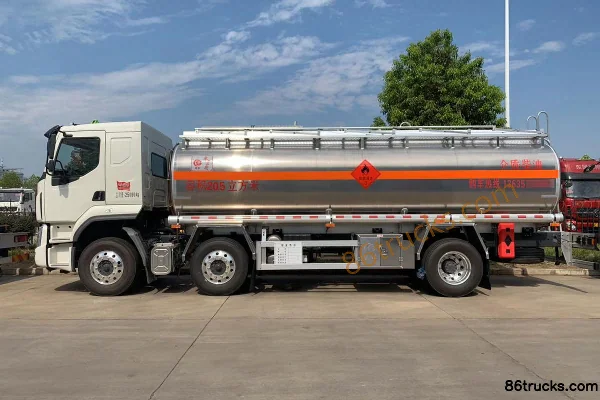 Dongfeng Liuqi Chenglong H5 240 ch 6X2(8 roues) camion citerne à huile en aluminium (marque Chusheng) Extérieur (3) | 86Trucks